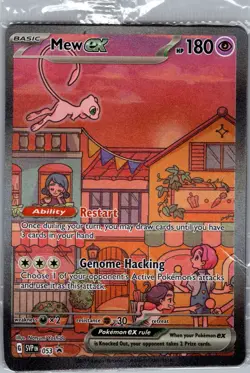 Mew ex SVP 053 SV: Scarlet & Violet Promo Cards - Pokemon Card - Sealed - Image 1