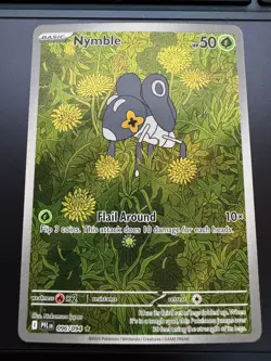Pokemon TCG Mega Evolution Phantasmal Flames - Nymble 096/094 Illustration Rare - Image 1
