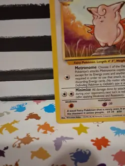 Clefable 17/64 - Jungle Non-Holo Rare Vintage 1999 WoTC Pokemon TCG - LP - Image 4