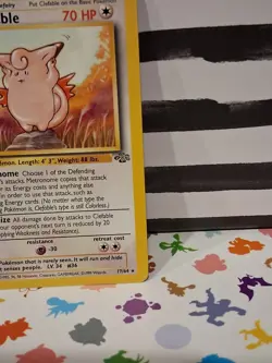 Clefable 17/64 - Jungle Non-Holo Rare Vintage 1999 WoTC Pokemon TCG - LP - Image 5