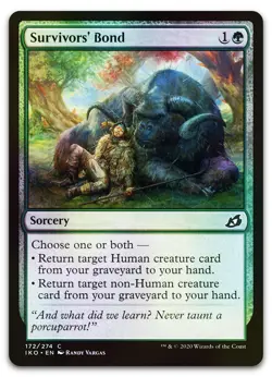 Survivors' Bond #172 (Foil) (NM) Ikoria IKO Magic MTG - Image 1