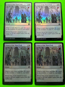 MTG The Brothers' War ( Union of the Third Path ) 4 FOIL Cards 031/287 - Image 1