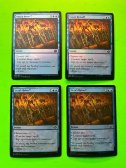MTG The Brothers' War ( Urza's Rebuff ) 4 FOIL Cards 071/287 Magic Cards - Image 1