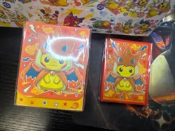 2016 Pokemon Box Pikachu Poncho Charizard XY - Sleeve + Deck Box - No Cards - Image 5