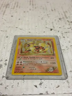 Blaine's Arcanine 1/132 Gym Challenge Holo Rare Pokemon Trading Card Game - Image 2