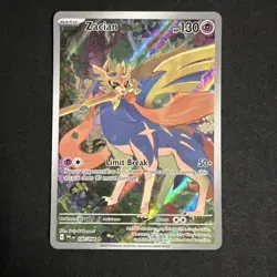 Zacian Illustration Rare 100/094 Phantasmal Flames Near Mint Condition Pokemon - Image 1