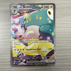 Iono's Bellibolt EX Sir 183/159 SV09 Holo Pokemon TCG Card Journey Together - Image 1