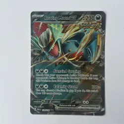 Roaring Moon EX 124/182 Double Rare sv04: Paradox Rift Holo Pokemon TCG Card - Image 1