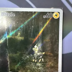Pokemon TCG Blitzle 195/182 Scarlet Violet Paradox Rift Illustration Rare #1 - Image 4