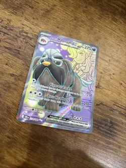 Pokemon TCG Arven’s Mabosstiff EX 218/182 Destined Rivals NM - Image 2