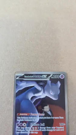 Team Rocket’s Mewtwo ex 281/217 SIR Secret Ascended Heroes Pokemon NM! - Image 2
