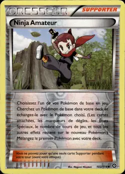 carte Pokemon 103/114 Ninja Amateur - REVERSE XY - Offensive Vapeur NEUF FR - Image 1