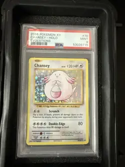 2016 POKEMON XY EVOLUTIONS - 70/108 CHANSEY HOLO PSA 9 - Image 1