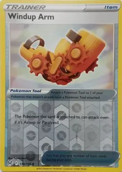 WINDUP ARM - REVERSE HOLO - LOST ORIGIN - POKEMON CARD - 170/196 - Image 1