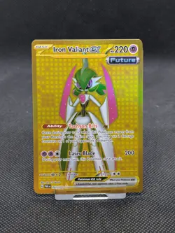 Pokemon Carr Iron Valiant EX 261/182 Full Art Hyper Rare Paradox Rift NM - Image 1