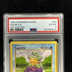PSA 4 VG-EX Squirtle 63/102 Base Set 1st Edition Pokemon TCG - Image 3