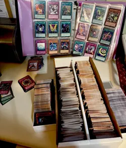 Yu-Gi-Oh! Card Collection Lot - 1,500+ Cards w/ Binder, Holos, Mixed Sets & Eras - Image 1
