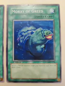 2x Yugioh! Moray of Greed SOVR-EN058 Common 1st Ed LP - Image 3