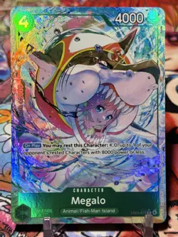 MEGALO - One Piece EB04-018 - AA Alt Art Rare R - The Azure Sea's Seven - Image 1