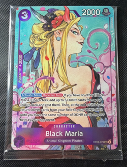 Black Maria OP08-074 Illustration Box Volume 2 EN Promo One Piece TCG Sealed - Image 1