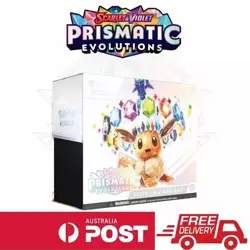 Pokemon TCG Scarlet Violet Prismatic Evolutions ETB Elite Trainer Box New Sealed - Image 1