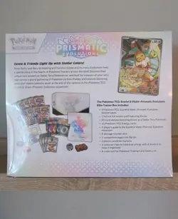 SEALED NEW Pokemon TCG Scarlet Violet Prismatic Evolutions Elite Trainer Box ETB - Image 2