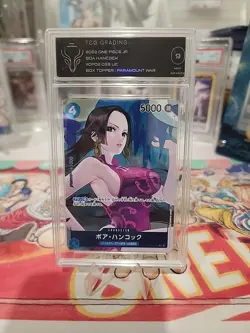 One Piece JP Boa Hancock UC Box Topper #OP02-059 UC Paramount War TCG 9 - Image 1