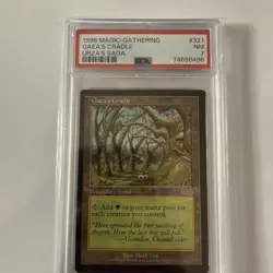GAEA'S CRADLE #321/350 PSA 7 NM MTG Urza's Saga 1998 Rare Magic: The Gathering - Image 1