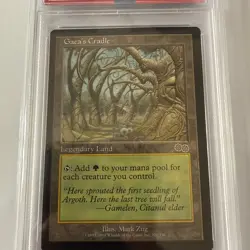 GAEA'S CRADLE #321/350 PSA 7 NM MTG Urza's Saga 1998 Rare Magic: The Gathering - Image 3