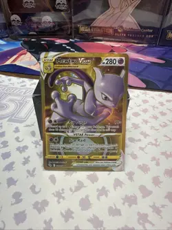 Pokemon Go Mewtwo VSTAR Holo Card TCG Secret 086/078 - Image 3