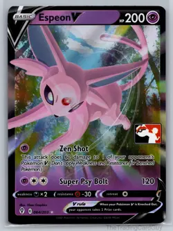 Espeon V Ultra Rare Prize Pack Series Cards Holo 064/203 NM - Image 1