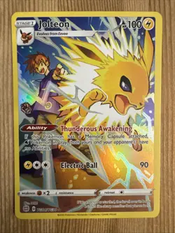 Jolteon - TG04/TG30 - Full Art Rare Brilliant Stars Set - Pokemon Card - NM - Image 1