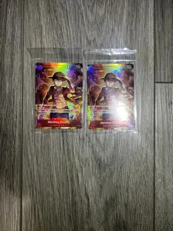 2x Monkey.D.Luffy (Treasure Set) ST10-006 One Piece Promo Card Foil SEALED - Image 1