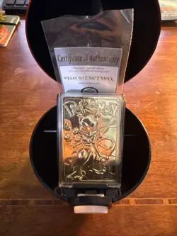 Sealed 23K Gold Plated, Limited Edition Pokemon Mewtwo Card In a Poke Ball ￼ - Image 4