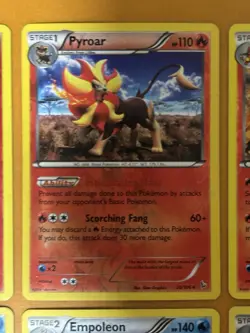 Pyroar 20/106 XY Flashfire - Rare Reverse Holo - Pokemon Card 🔥 NM+ 9 Card Lot - Image 2