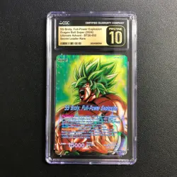 Dragon Ball Super Card Game TCG Ultimate Advent BT26-032 SLR Broly CGC Pristine - Image 1
