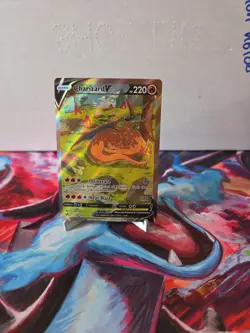 Charizard v Full Art Holo SWSH260 Sword & Shield Promo Card NM Condition - Image 1