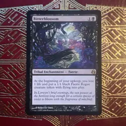 Bitterblossom Morningtide 58/150 MTG Magic Card English LP - Image 1