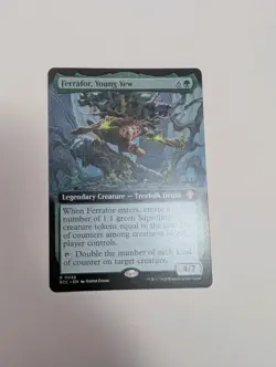 MTG - Ferrafor, Young Yew (Extended Art) - Lorwyn Eclipsed NM/M Condition - Image 1