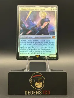Cloud, Midgar Mercenary Final Fantasy Foil 0010 - Image 1