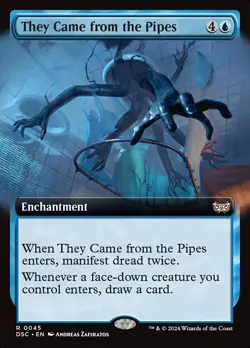 MTG They Came from the Pipes (45/402) Duskmourn House of Horror Commander NM - Image 1