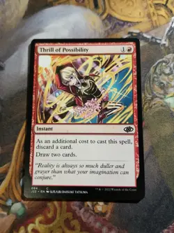 Thrill Of Possibility (Anime) MTG Jumpstart 2022 - Pack Fresh - - Image 1