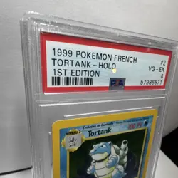 Pokemon (french) Tortank Base Set 2/102 1st Edition Holo Rare French PSA 4 1999 - Image 4