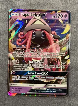 Tapu Lele GX 60/145 Ultra Rare Guardians Rising Pokemon TCG Near Mint - Image 1