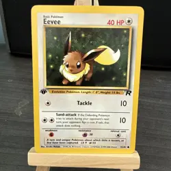 Pokemon Eevee Team Rocket 55/82 Regular 1st Edition - Image 1