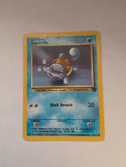 Pokemon TCG Team Rocket Squirtle 68/82 Unlimited Common WOTC - Image 1