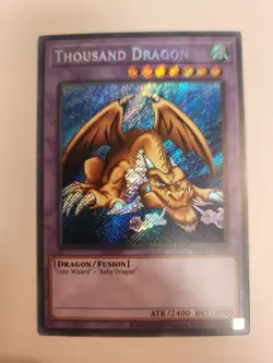 Thousand Dragon MRD-E143 Secret Rare Unlimited Newr Mint NM Yugioh - Image 1