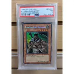 2006 Yugioh: Elemental Hero Wild heart - PSA 7 - Image 1
