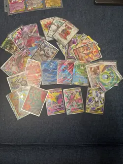 Pokemon TCG Lot of 30+ Cards EX, GX, V, Full Art Holo Collection Rare - Image 1