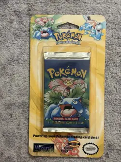 SEALED Pokemon 1999 Blister Booster Pack Venusaur HeavyU ShadowlessU WOTC - Image 2
